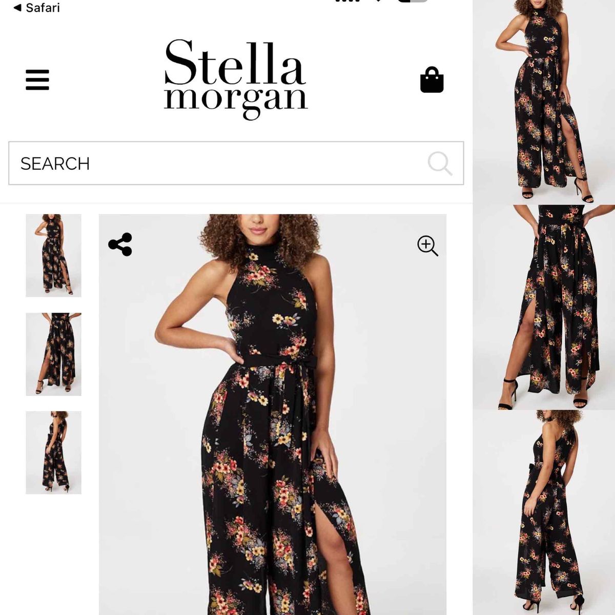 Women Stella Morgan Floral Halter Neck Jump Yaga SA