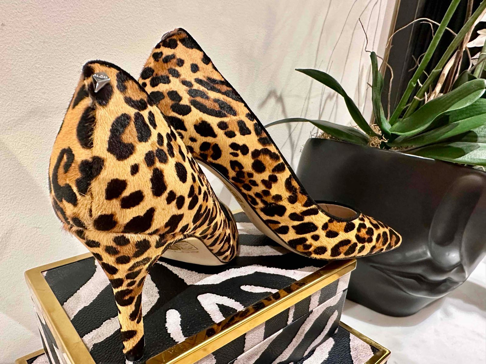 Aldo cheetah heels best sale