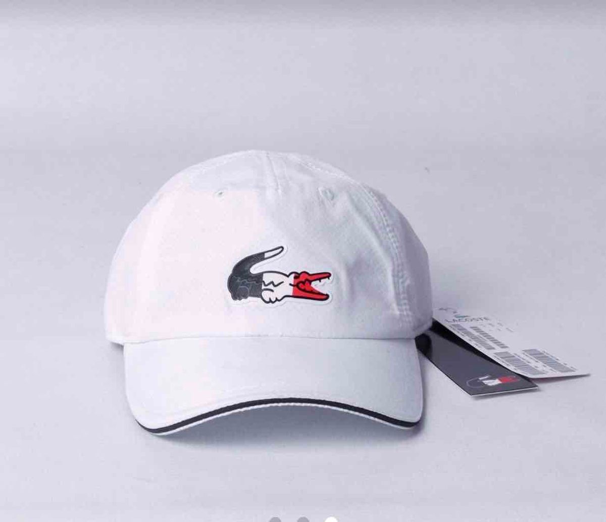 Lacoste white cap shop