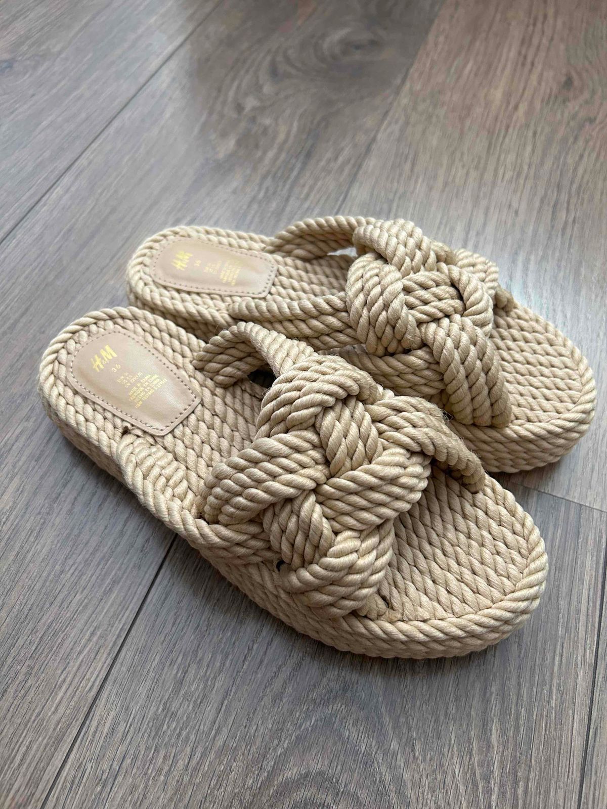 Women H&M rope sandal brand new size YAGA