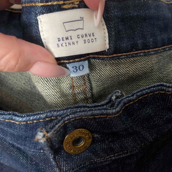 Levis demi curve skinny top boot