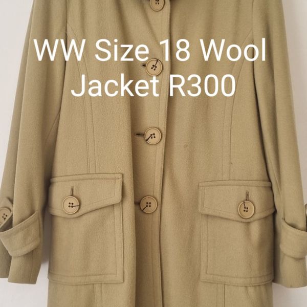 Wool coat sales size 18