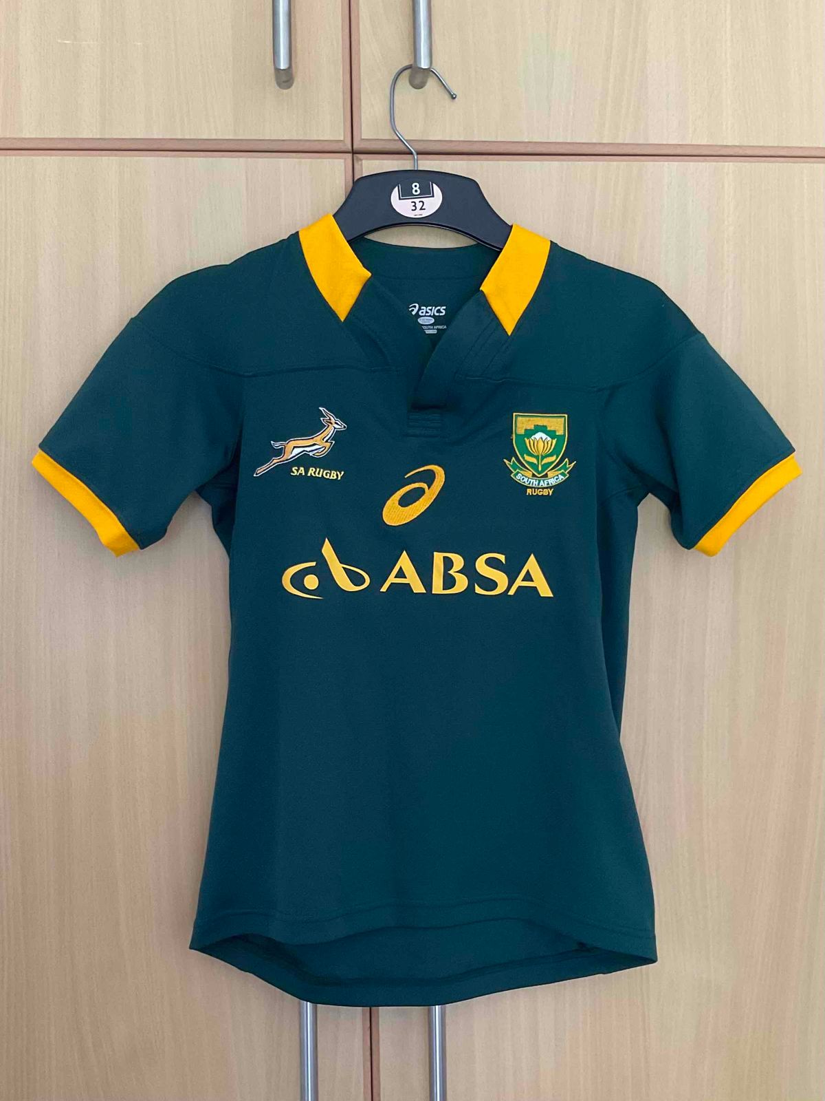 ウェア SON OF THE CHEESE Rugby Shirt Springboks Mens Nike Match Replica SS Jersey Home – Rashid