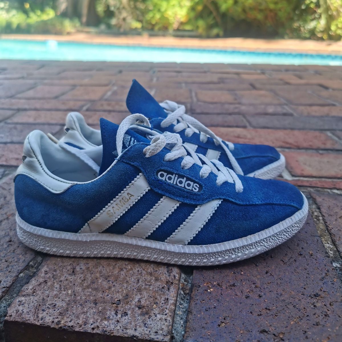 Adidas samba hemp discount blue