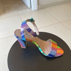 Bibi lou 2025 rainbow block heels