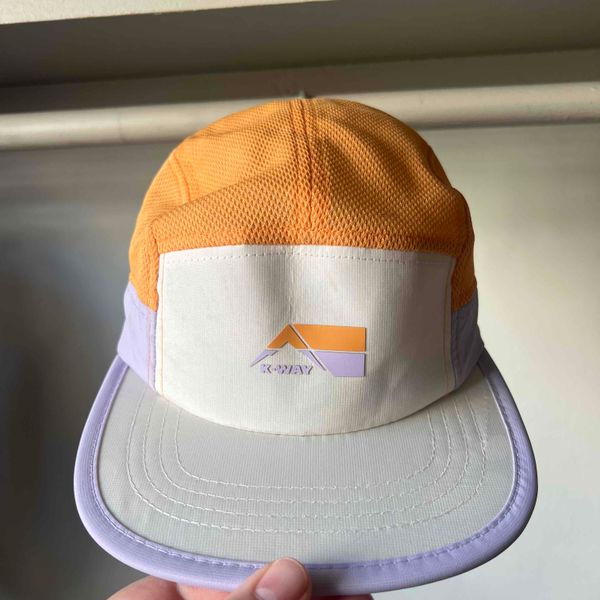 Sports Leisure K-WAY MMXXI 5-Panel Peak Cap Orange and YAGA