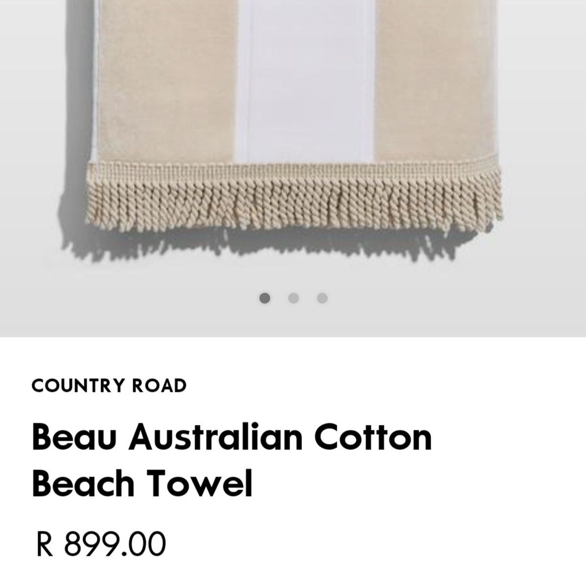 Home Brand new Country Road beach towel sel Yaga SA