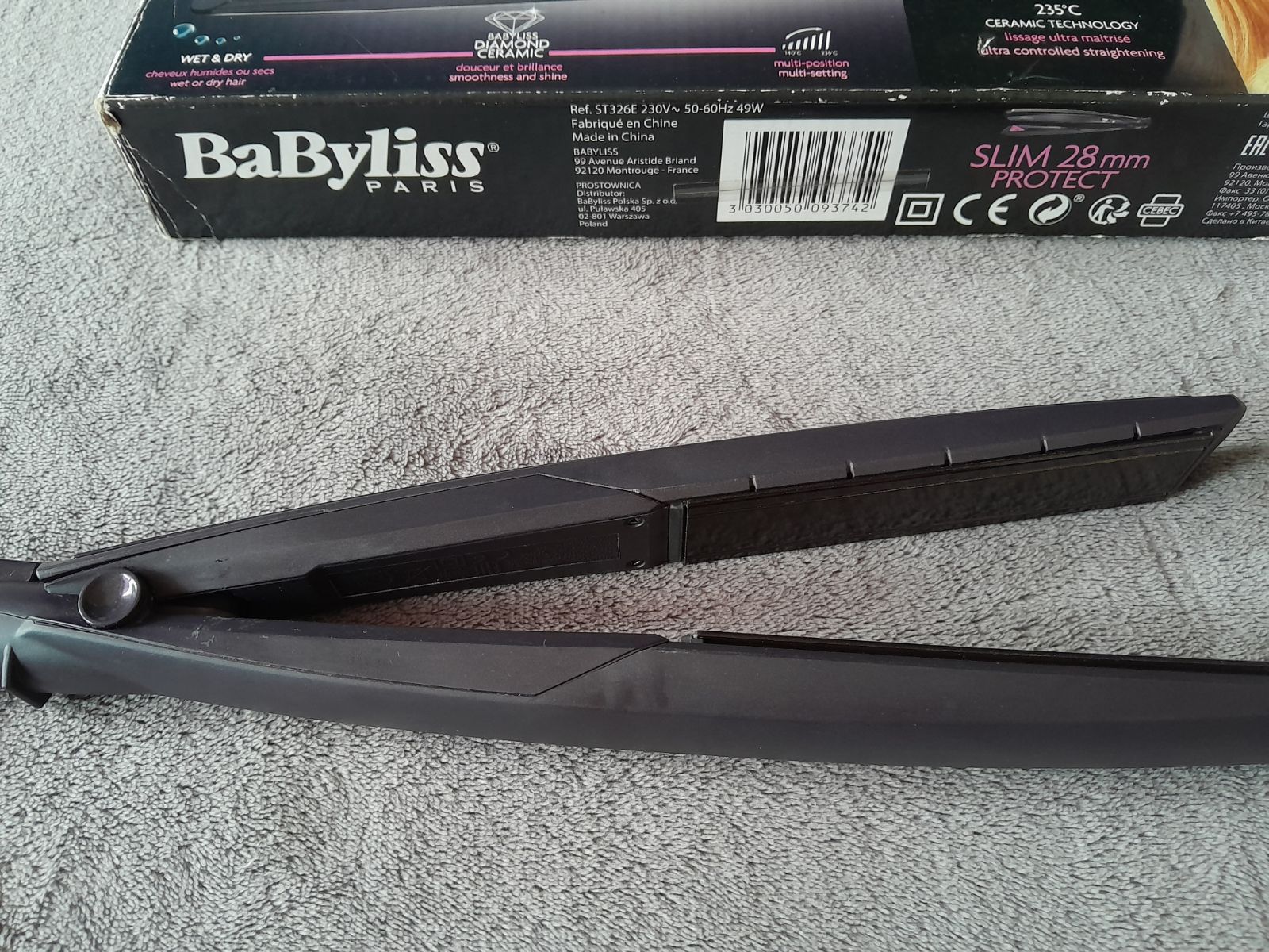 Women Babyliss Slim 28mm Protect wet dr Yaga SA