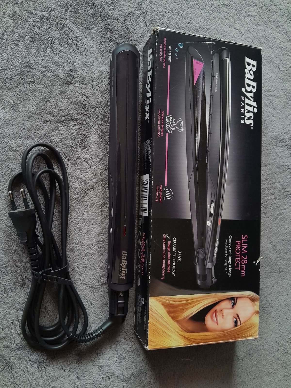 Women Babyliss Slim 28mm Protect wet dr Yaga SA