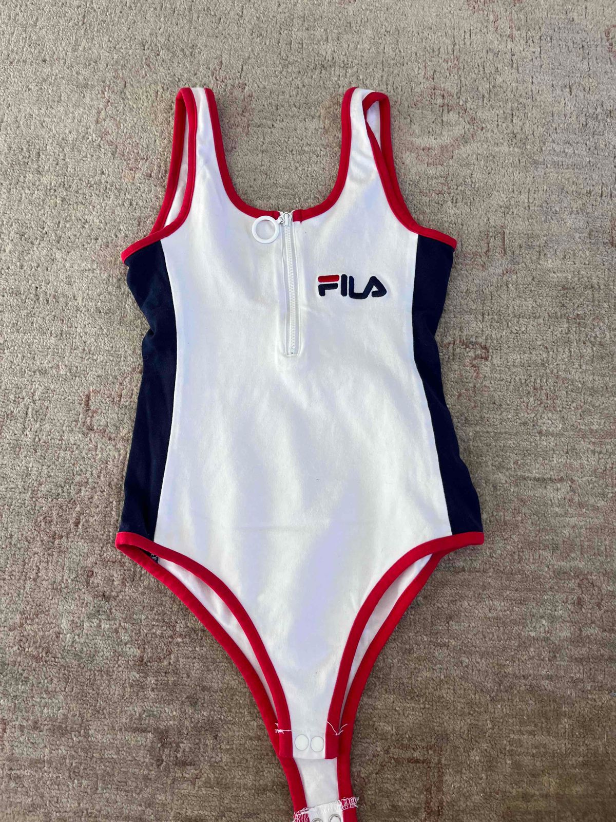 Women fila bodysuit worn once super flatter Yaga SA