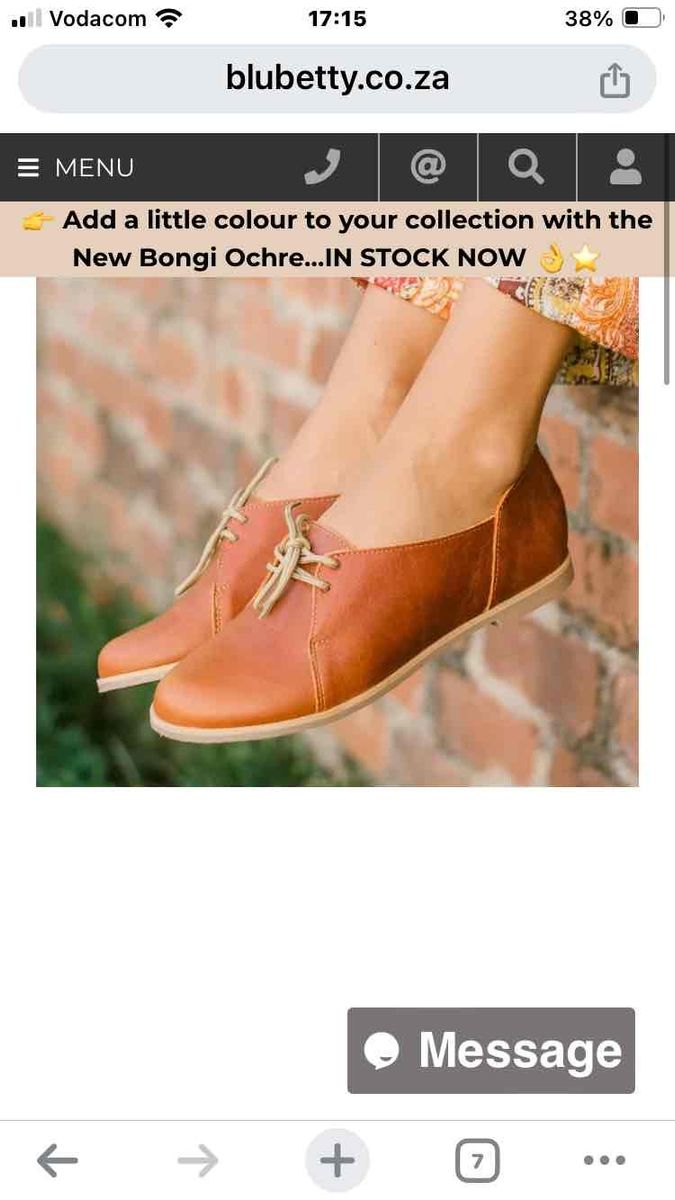 Women Genuine Leather Blu Betty Size YAGA - Main Image