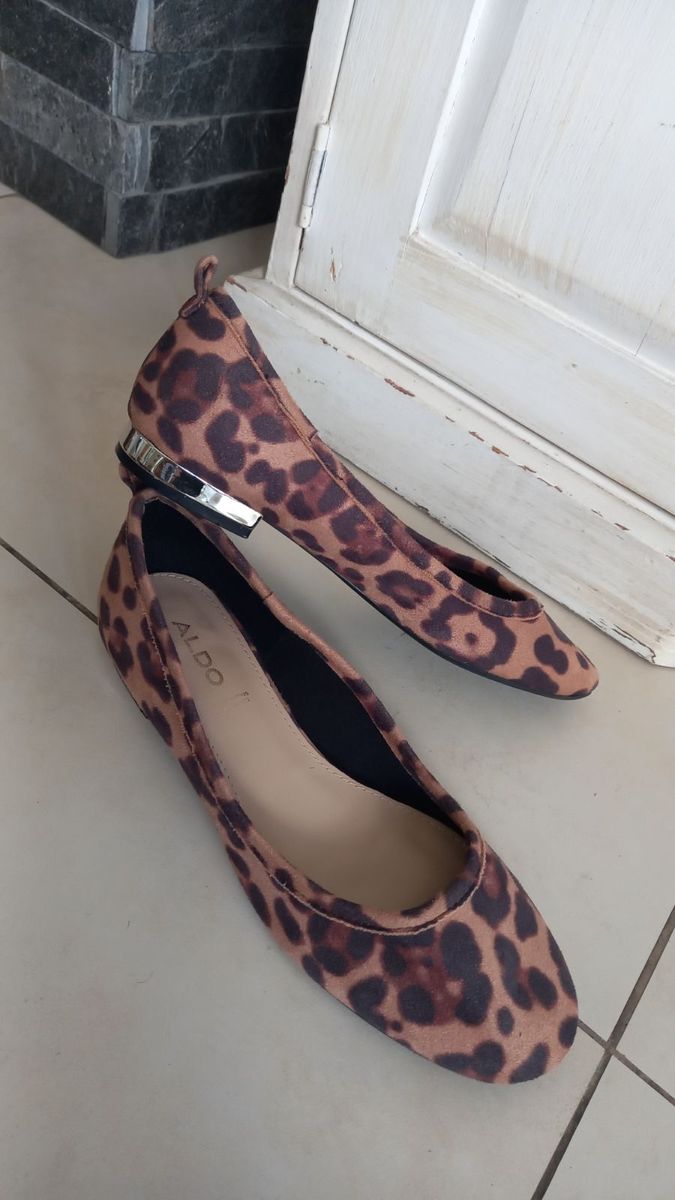 Aldo leopard cheap flats