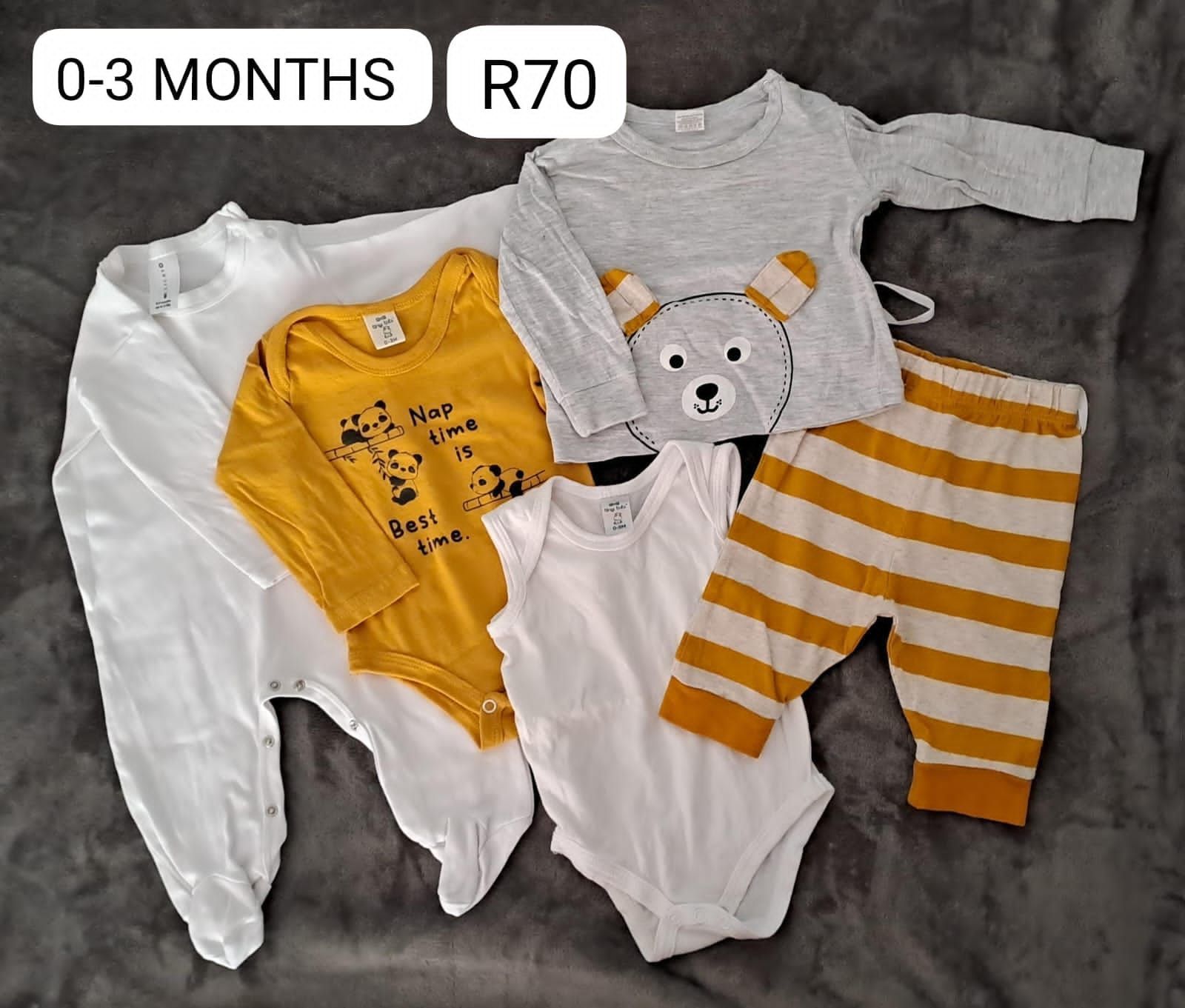 Kids 0 3 Months old BABY CLOTHES Every Yaga SA