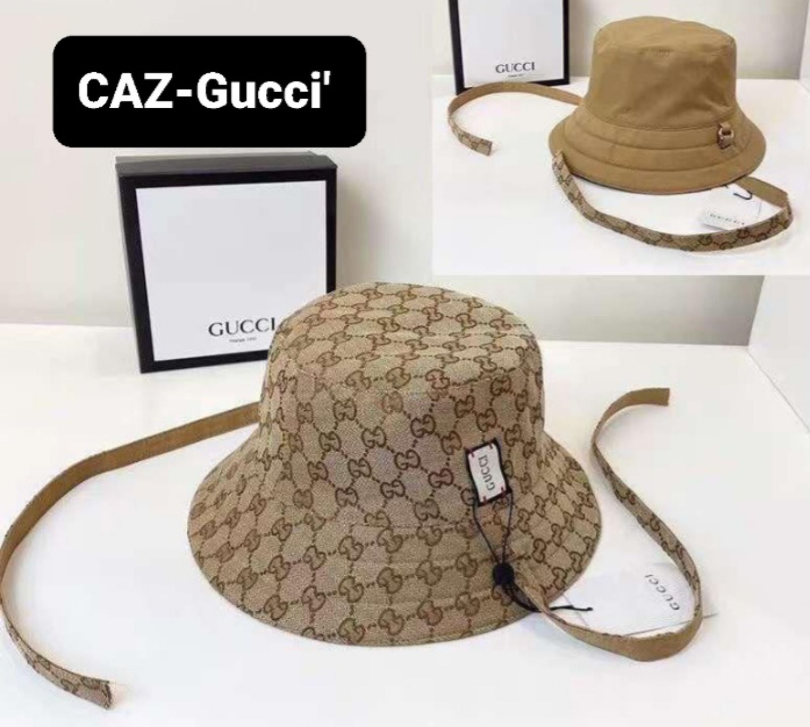 Gucci bucket 2025 hat with string