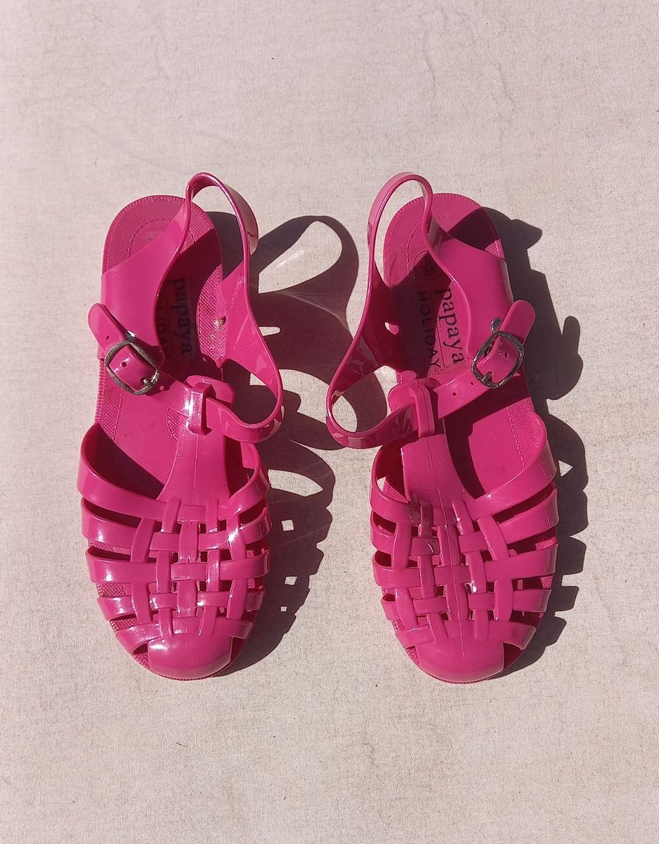 Hot pink jelly on sale shoes