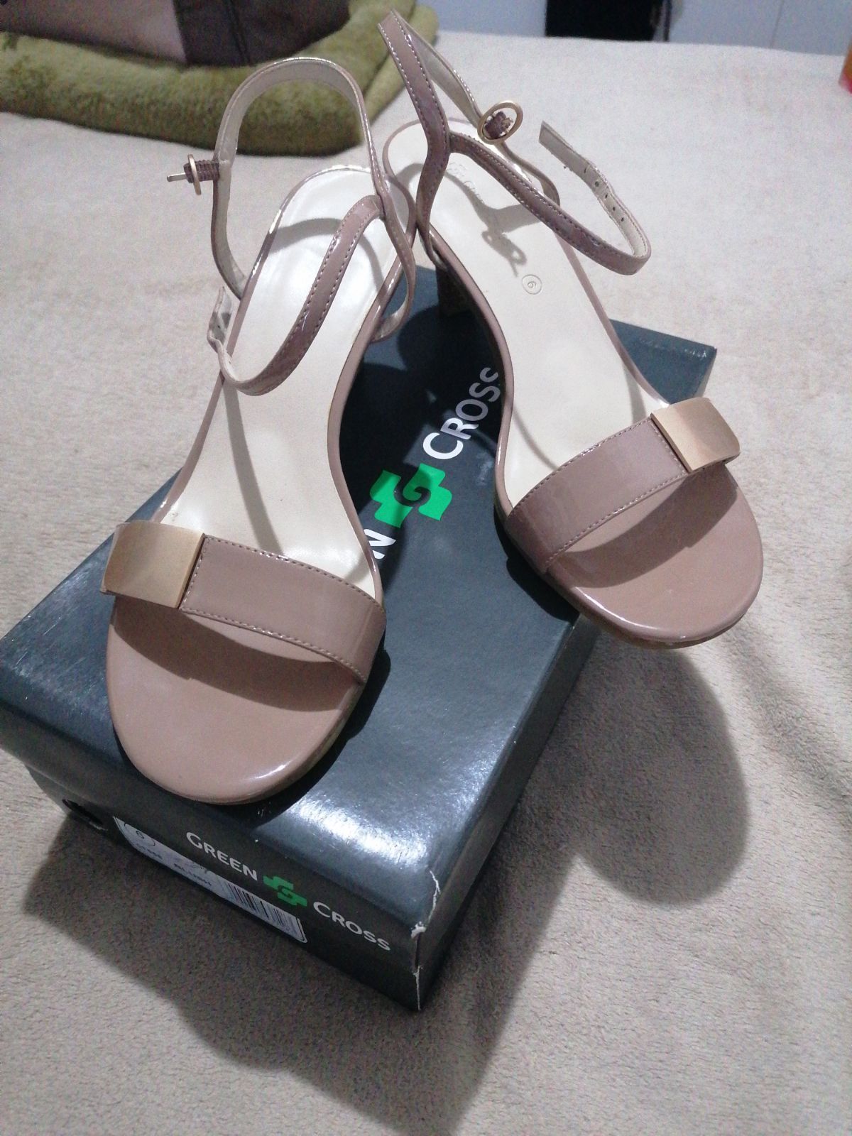 Green cross hot sale high heels