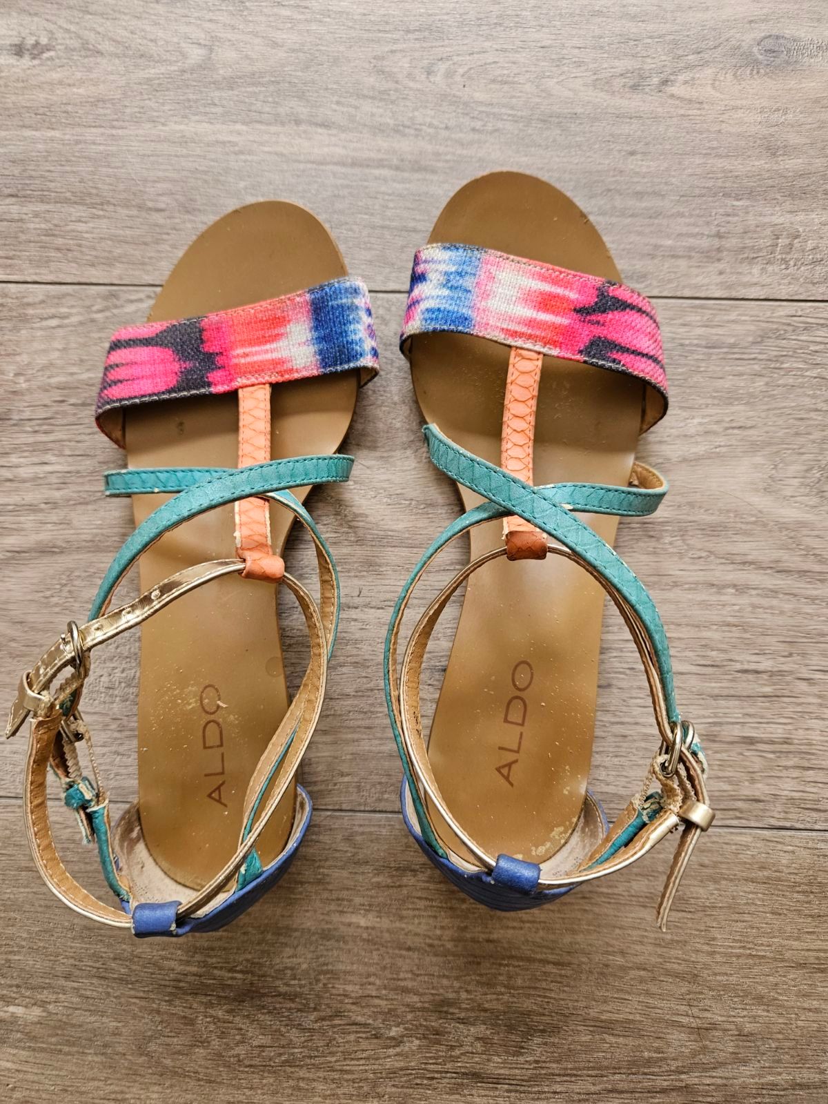 Aldo Bolling Zipper Sandals - nitrolicious.com