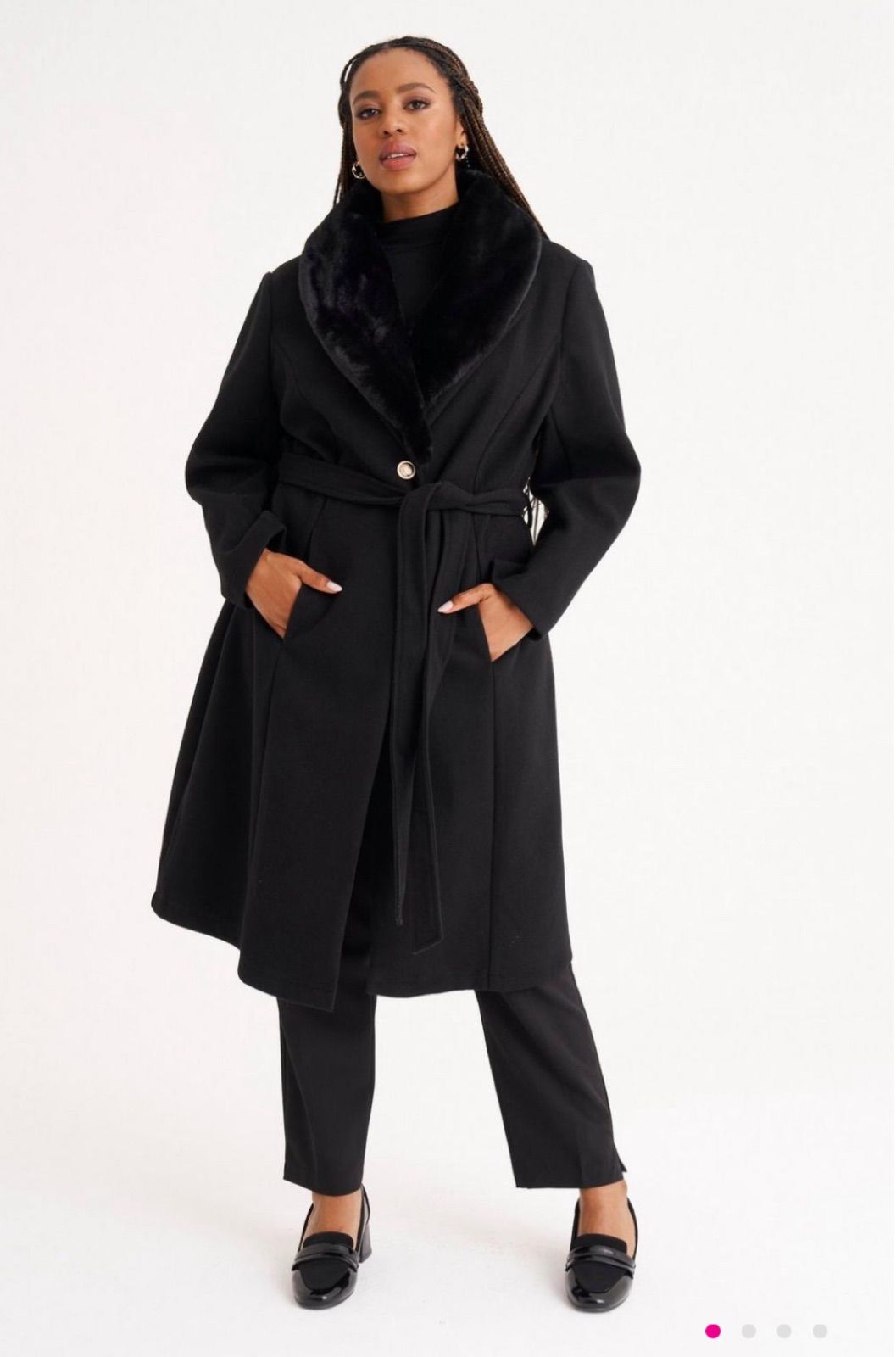 Melton Coat Miladys Coats Women MILADYS MELTON COAT BLACK