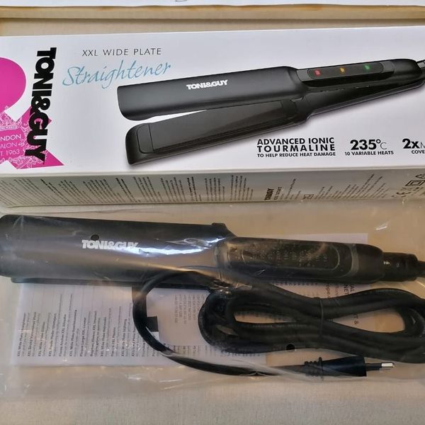 Toni and guy wide plate hair straightener deals