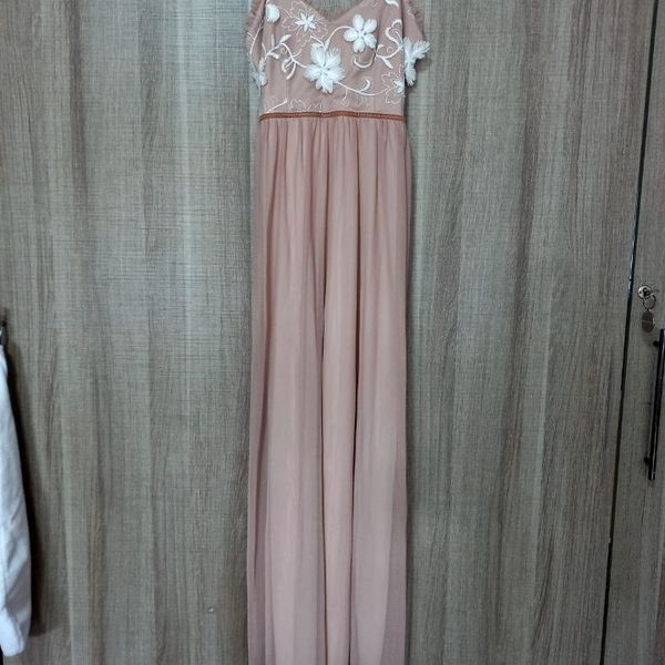 Foschini dusty pink long dress. Hardly used. Paid R1000