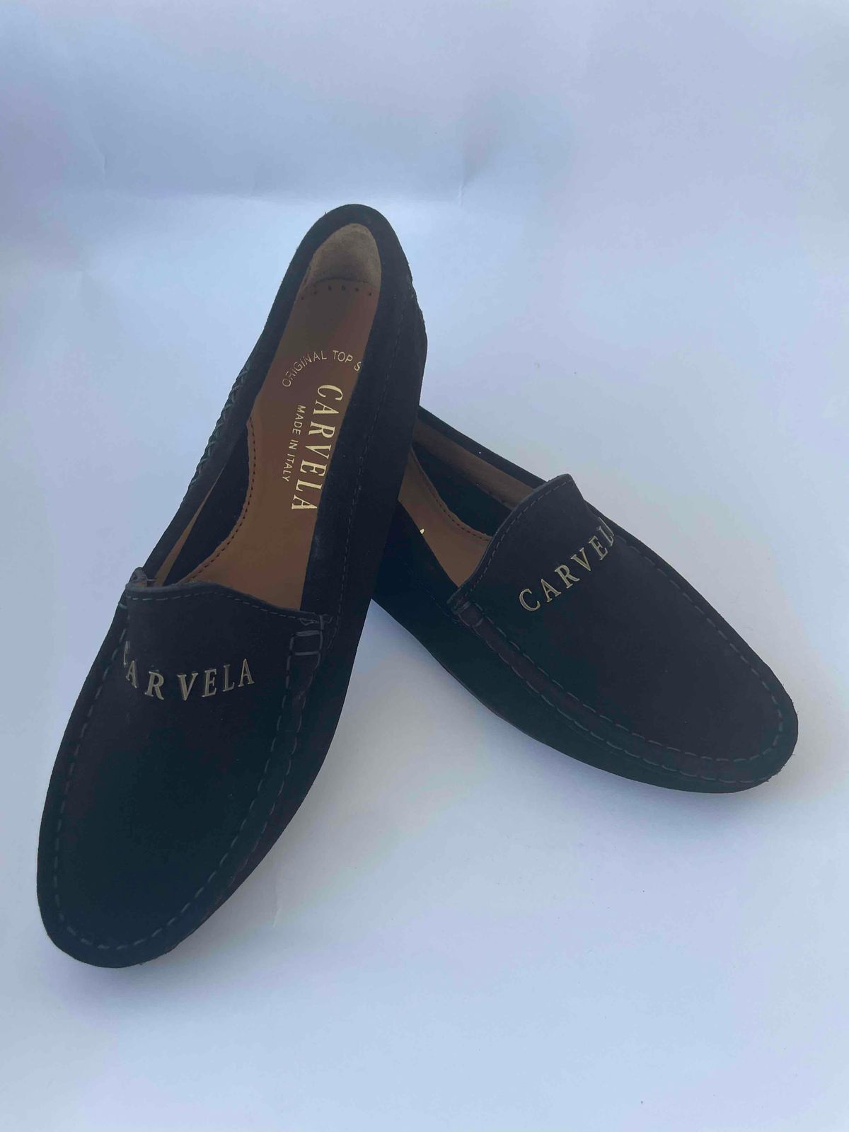 Black Carvela Shoes For Mens Plain Black Men Leather Loafer Shoes