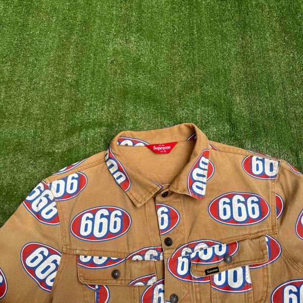 Supreme 666 store denim jacket