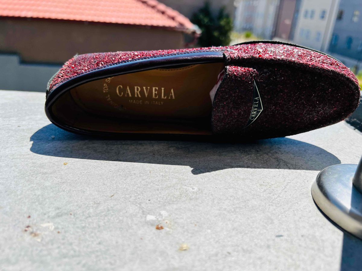 Women Carvela 5 Step Glitter Moccasin SKU 33 Yaga SA