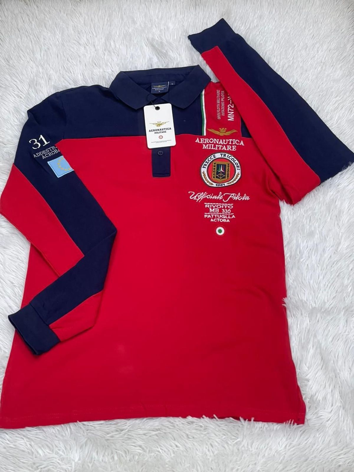 Aeronautica militare golf t hotsell shirt price