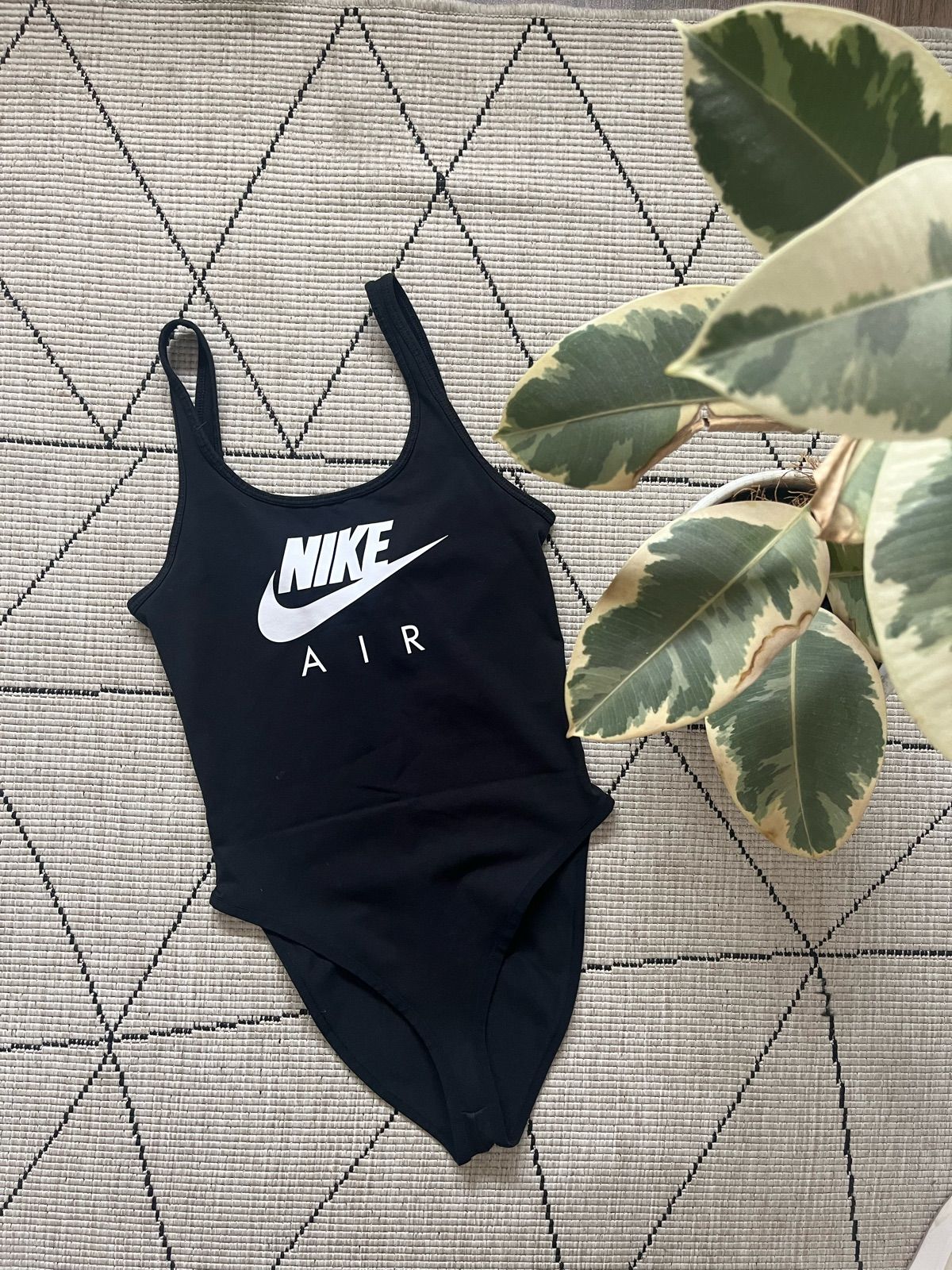 black nike body suit