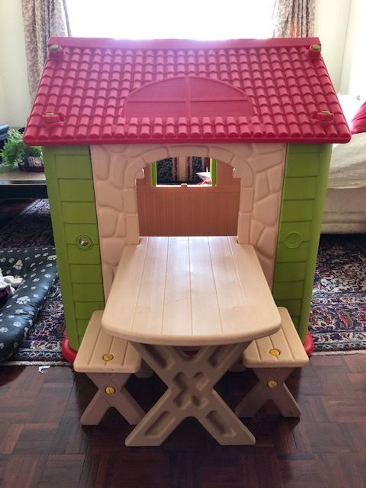 Smyths deluxe playhouse discount with table and chairs