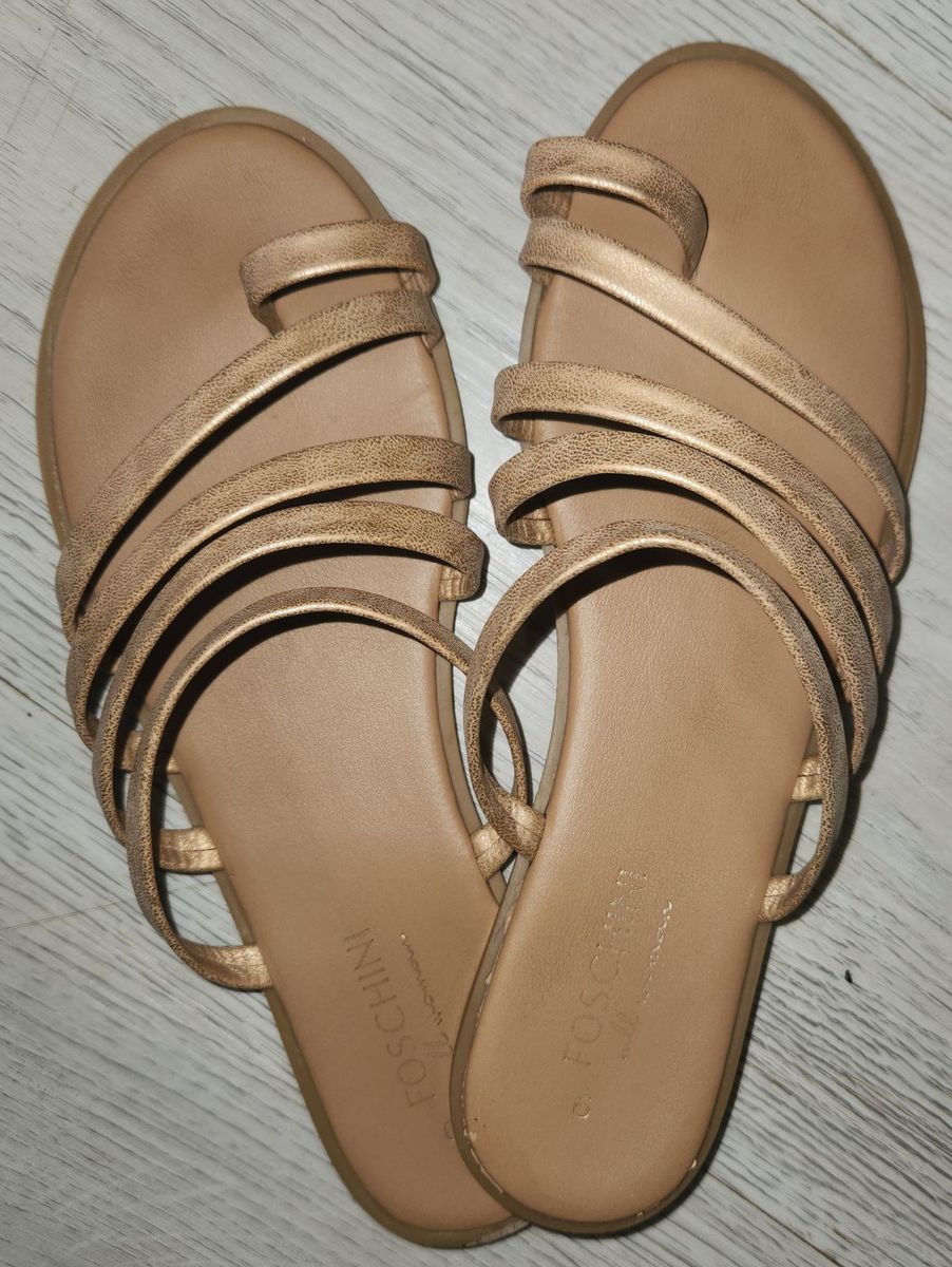 Women Golden strap summer sandals from Foschi Yaga SA