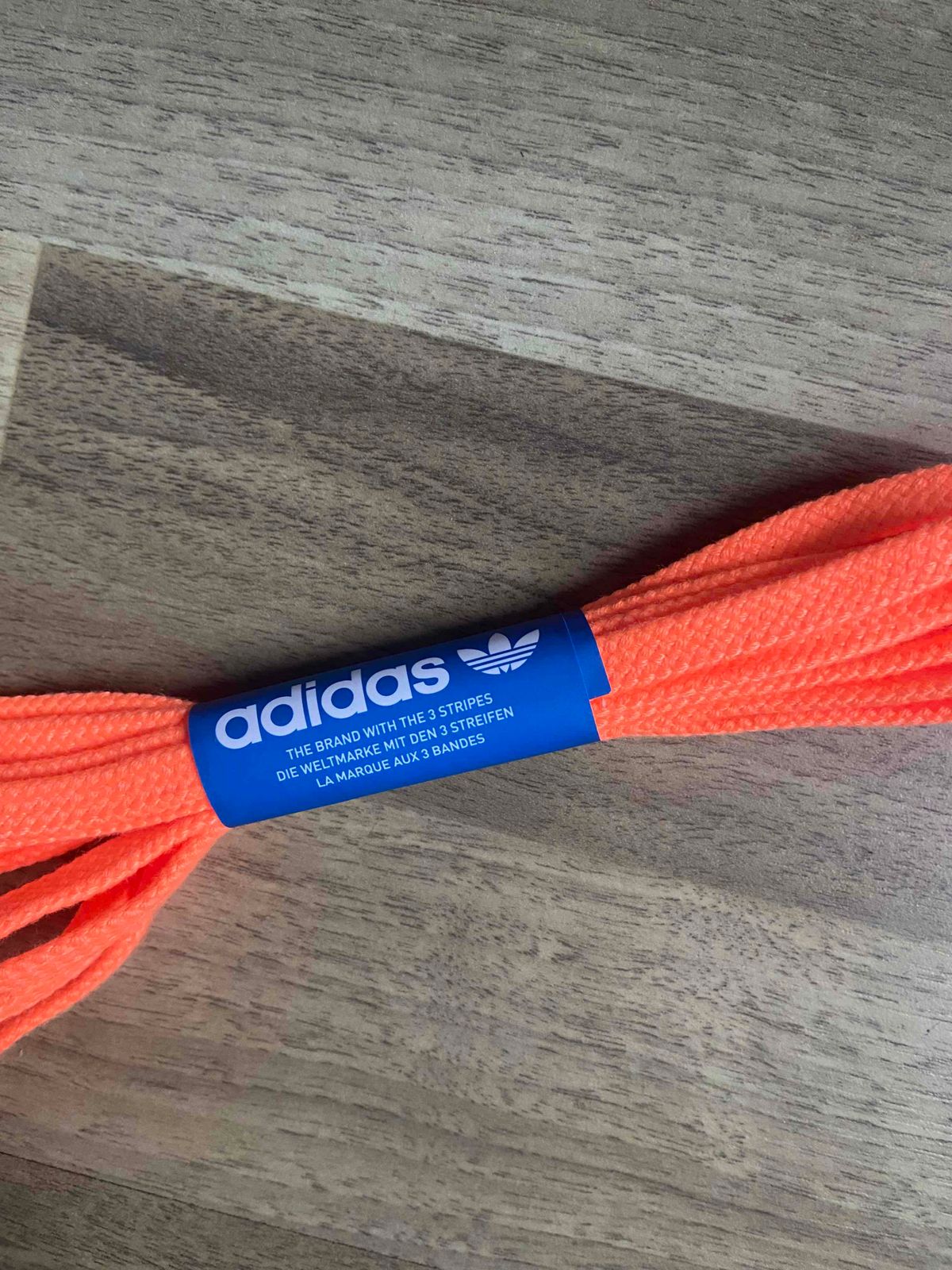 Orange adidas shoe clearance laces