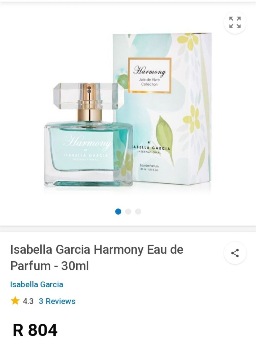 Beauty Brand New Isabella Garcia Harmony Perfu Yaga SA
