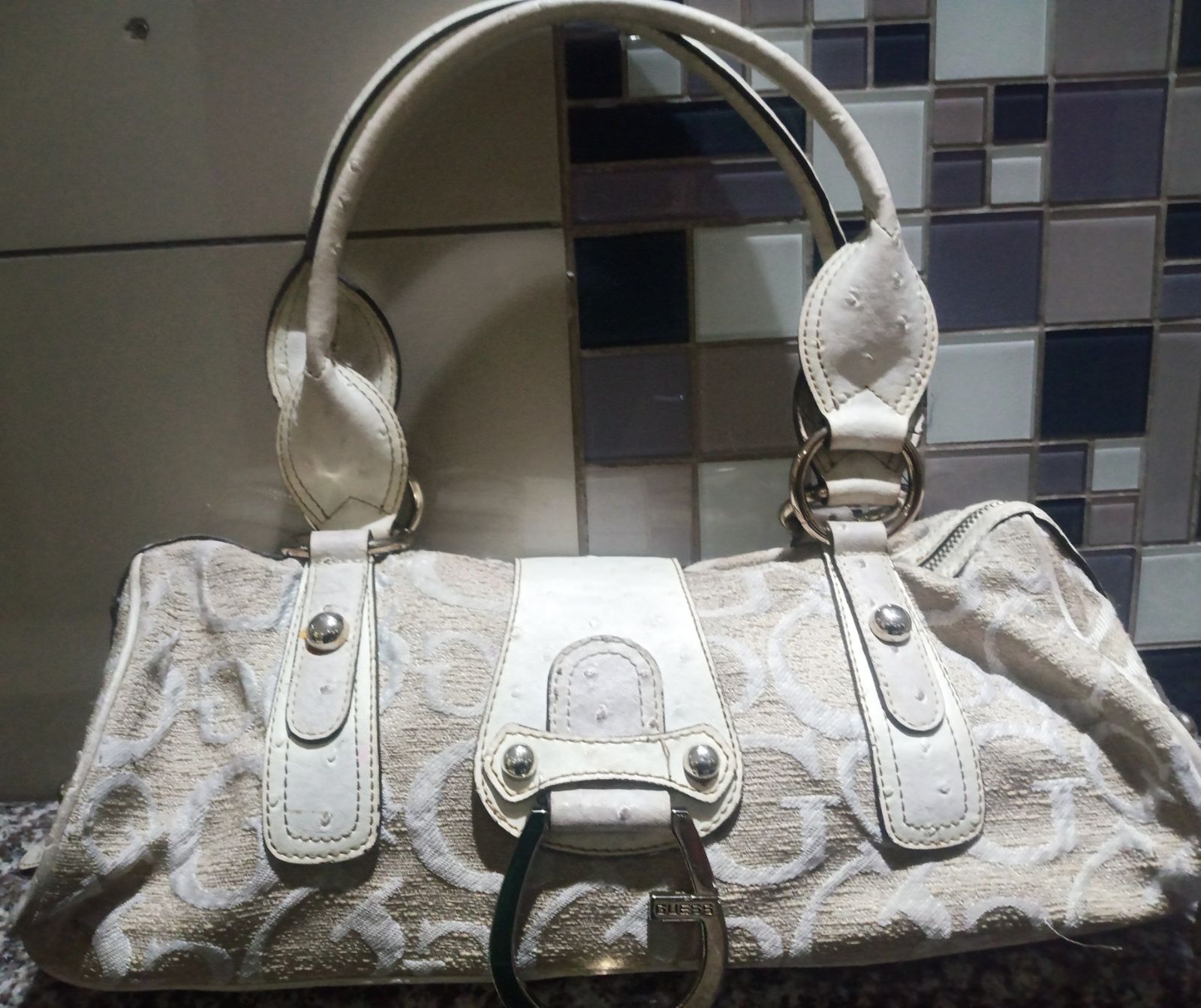 Guess hotsell bag silver