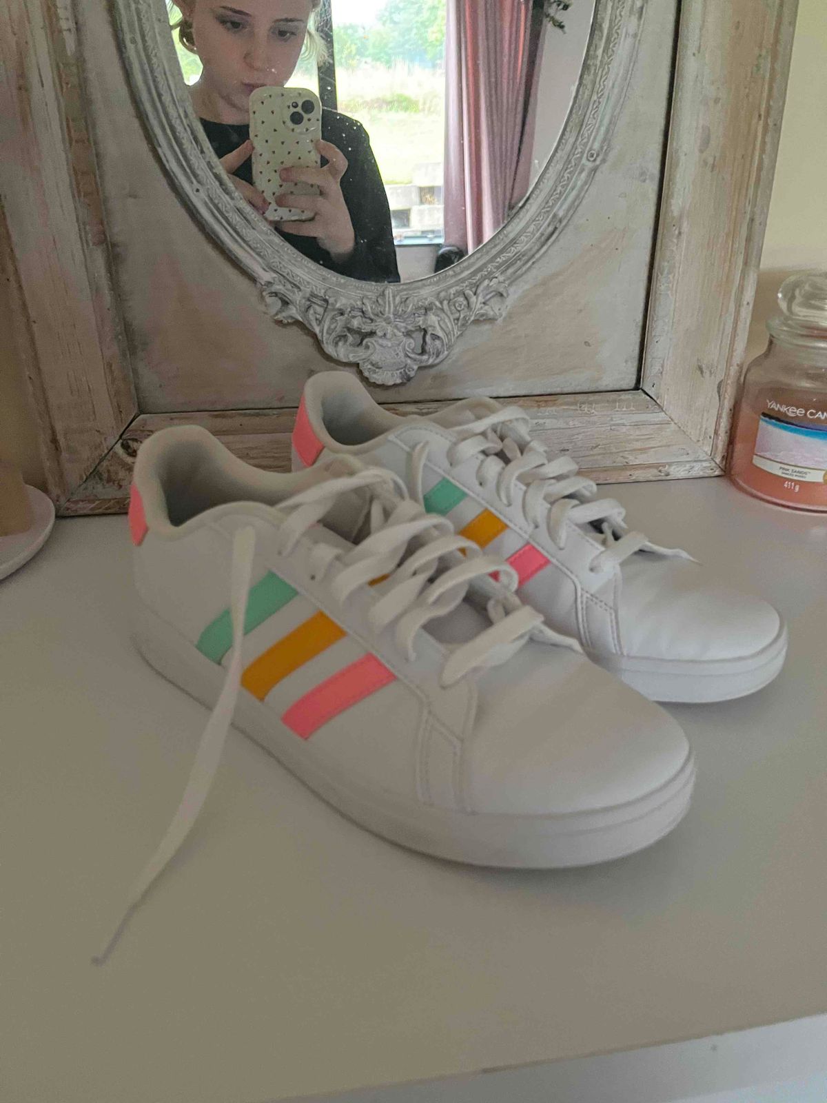 adidas rainbow stripes