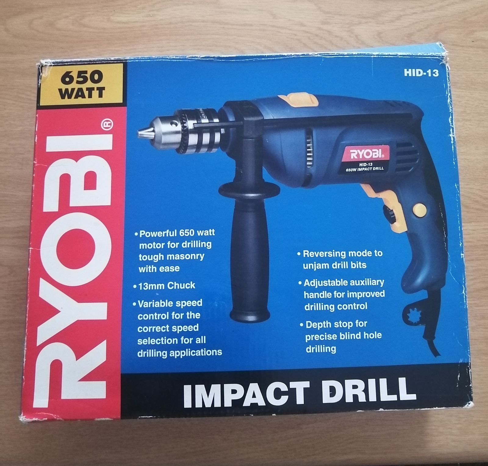 Ryobi 650w best sale impact drill