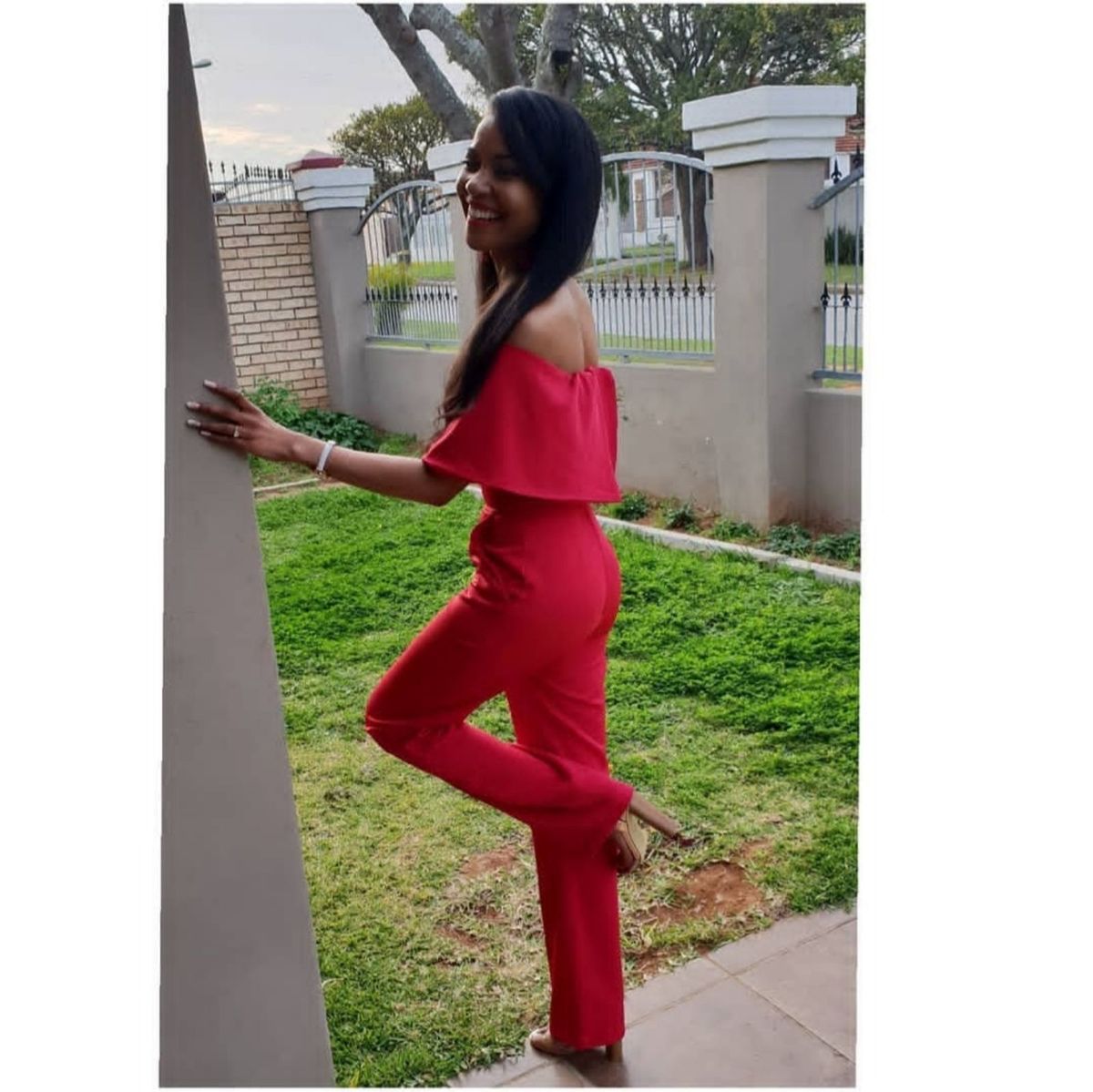 Khosi Nkosi Red Jumpsuit. Worn Once