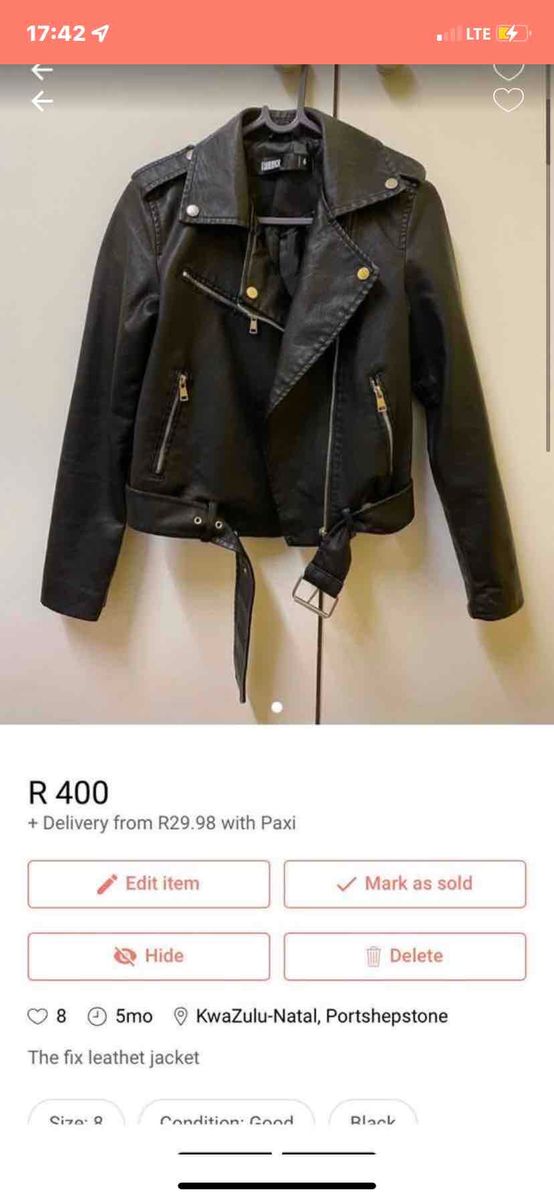 Women The Fix leather jacket i bout it when YAGA - Main Image