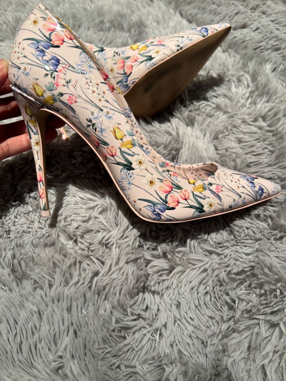 Aldo floral pumps sale