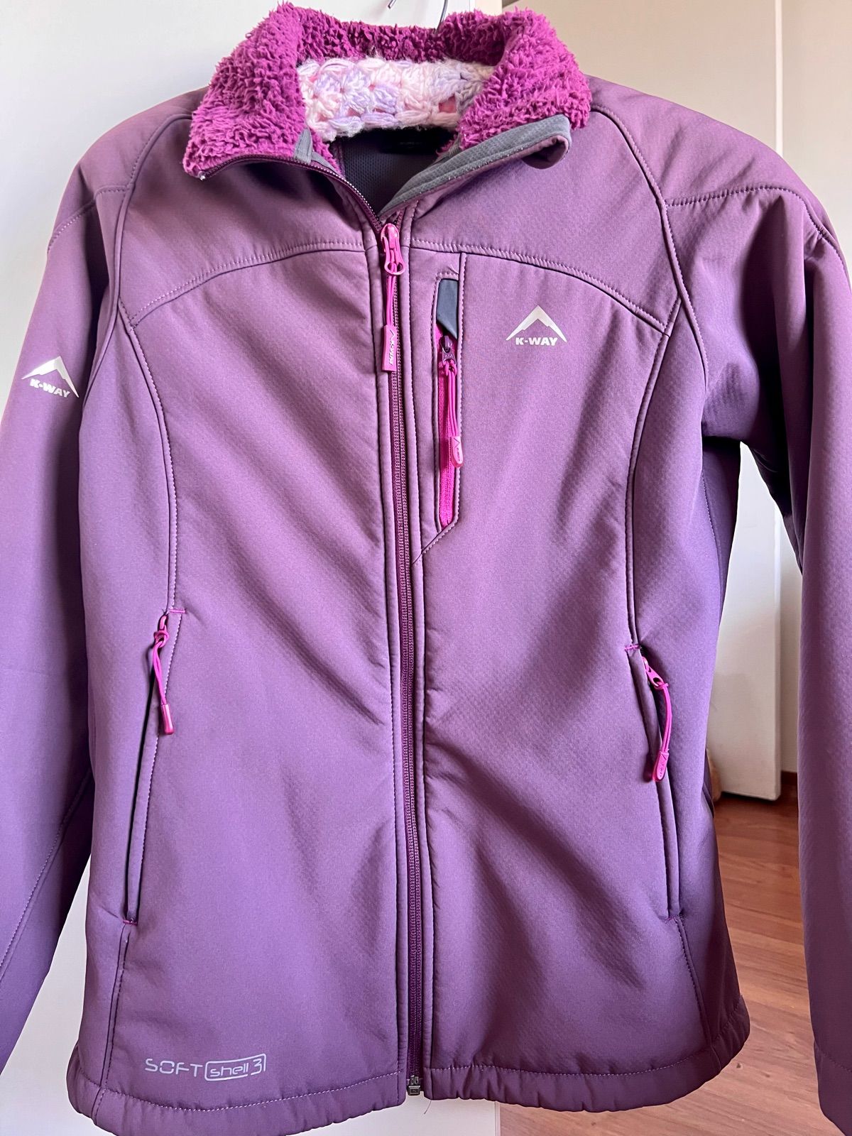 Ladies softshell k way on sale jacket