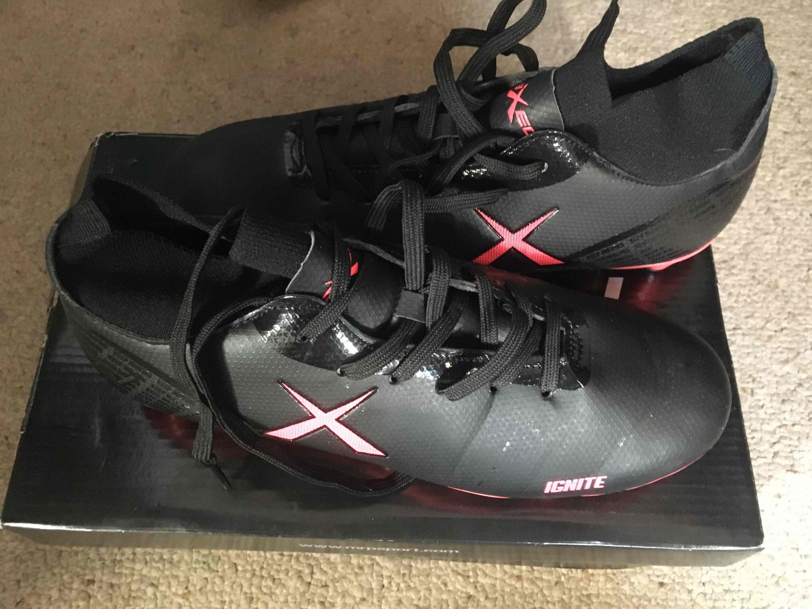 Maxed ignite soccer boots store