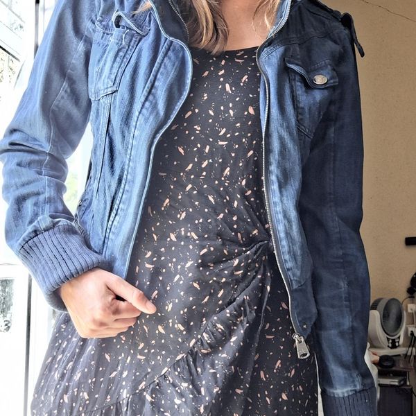 Bomber Jacket Foschini Jean Jackets Women Bomber Denim Jacket With