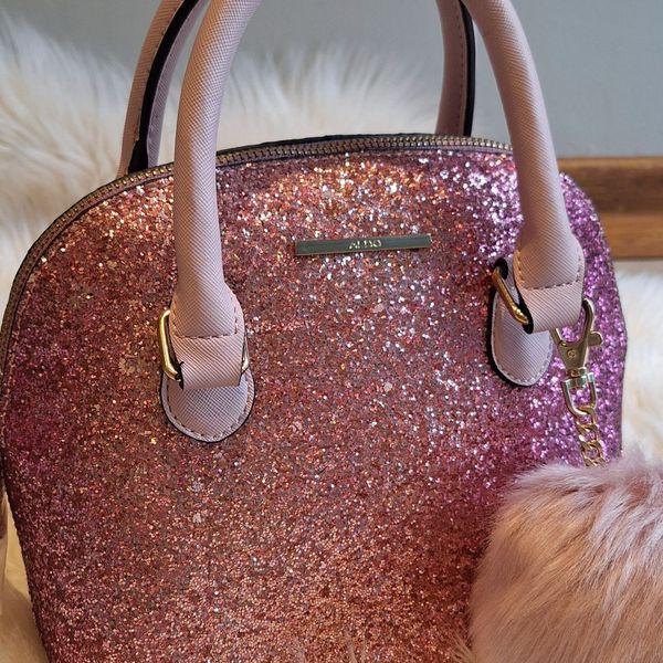 Aldo pink clearance glitter purse