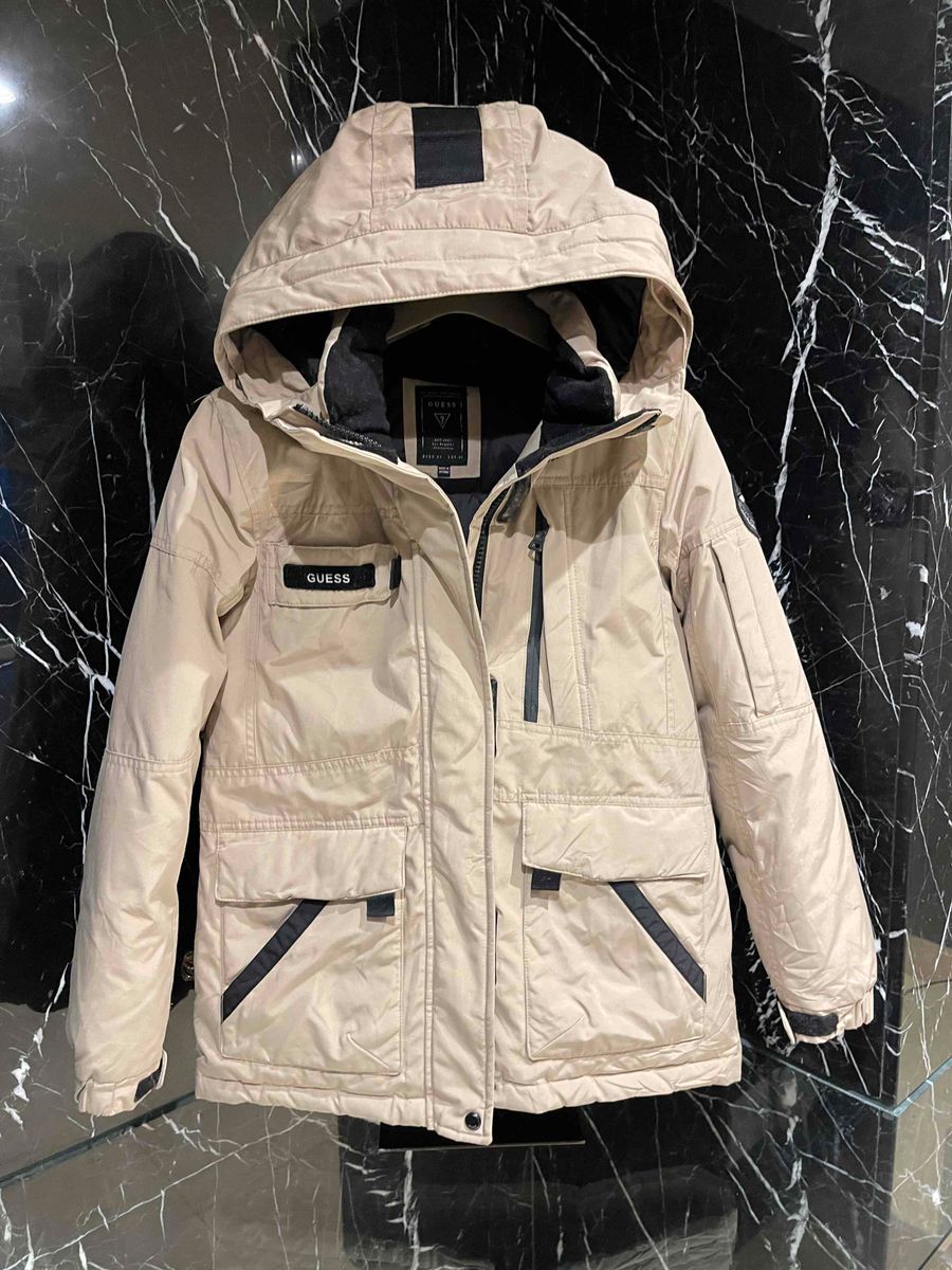 Guess feather sale jacket