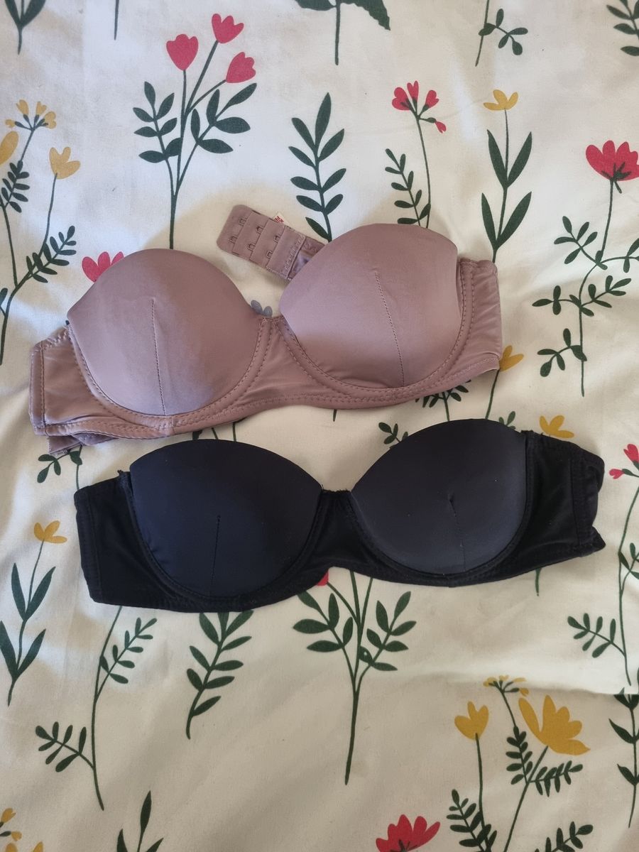 2-pack strapless bras