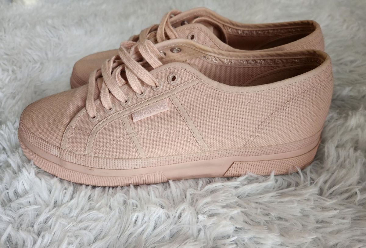 Women Pink Superga sneakers 2736 cotu canvas. Yaga SA