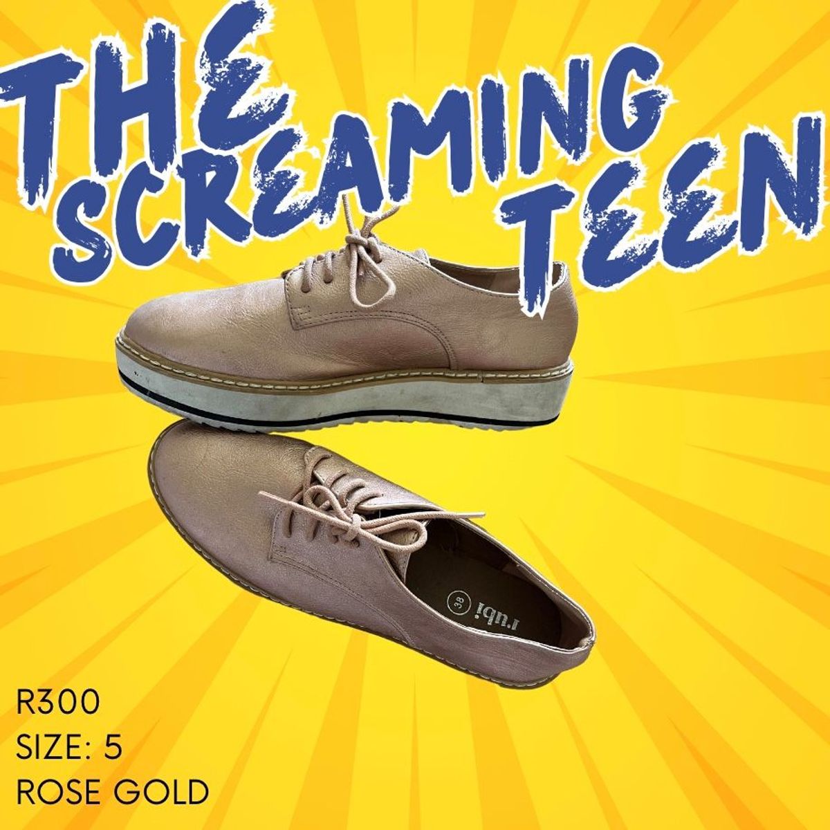 Rose gold 2024 shoes size 5