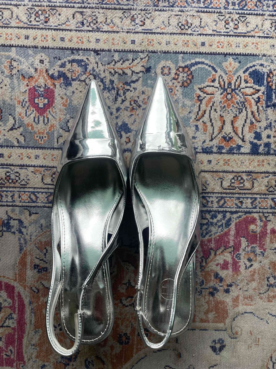 Silver shoes at foschini discount