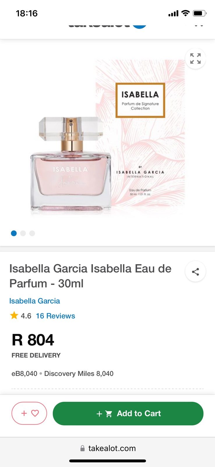 Isabella garcia online perfume