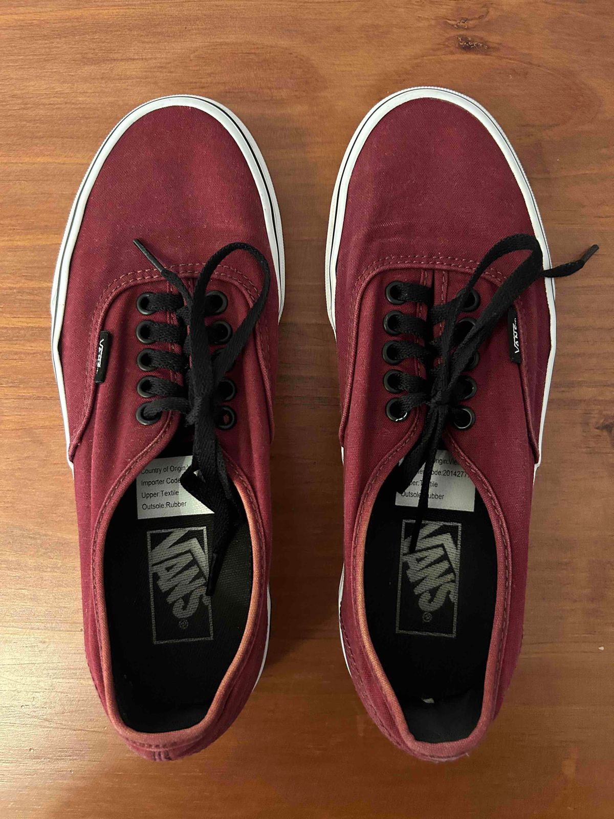 Women VANS Burgundy Authentic style Yaga SA